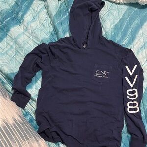 Vineyard Vines Blue Hoodie Sweatshirt